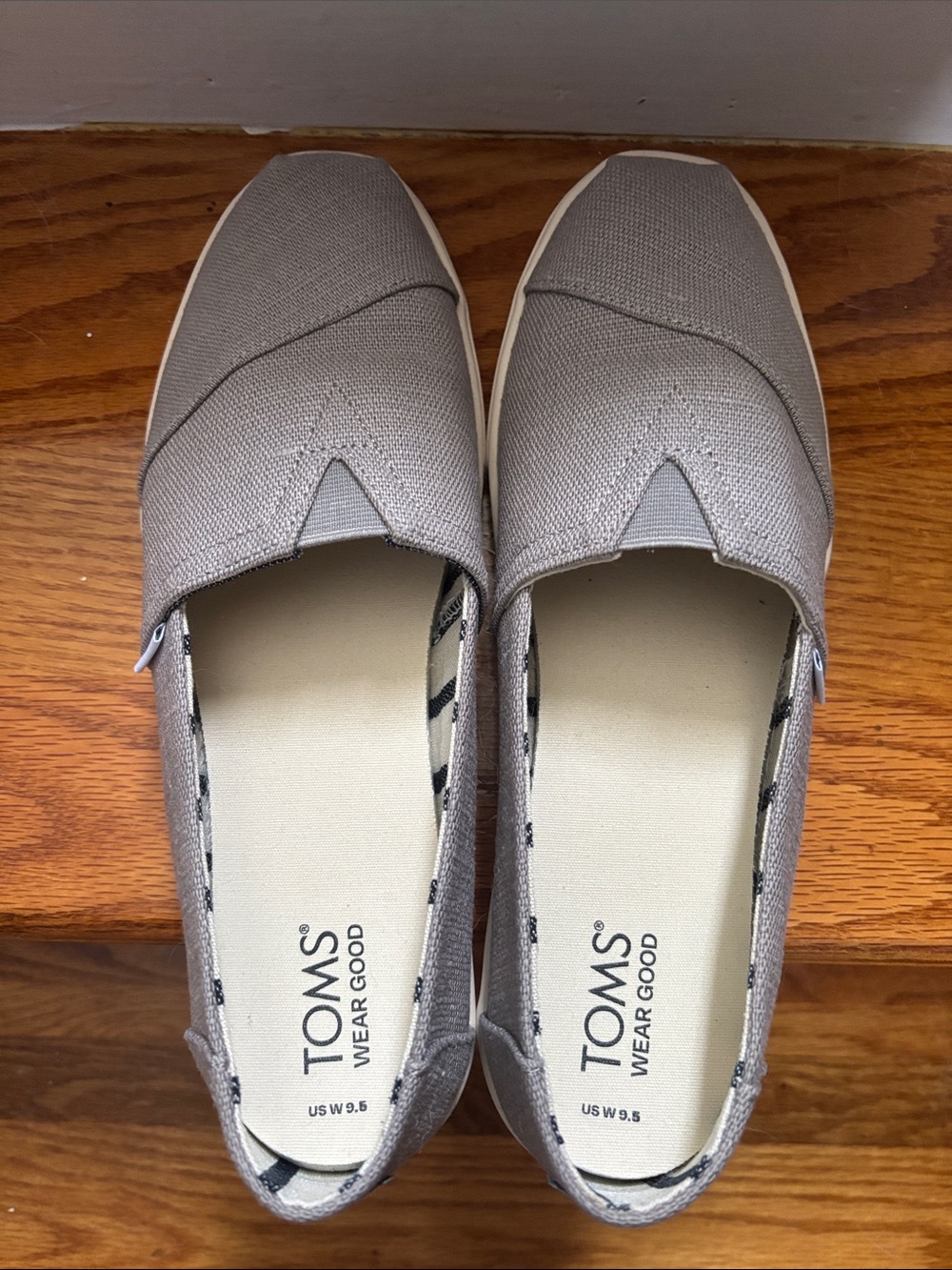 TOMS Alpargata Cupsole Slip-On Shoes in Gray